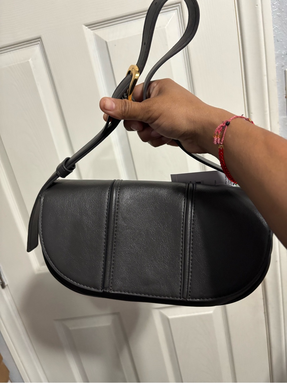 Women’s Black Leather Shoulder Bag